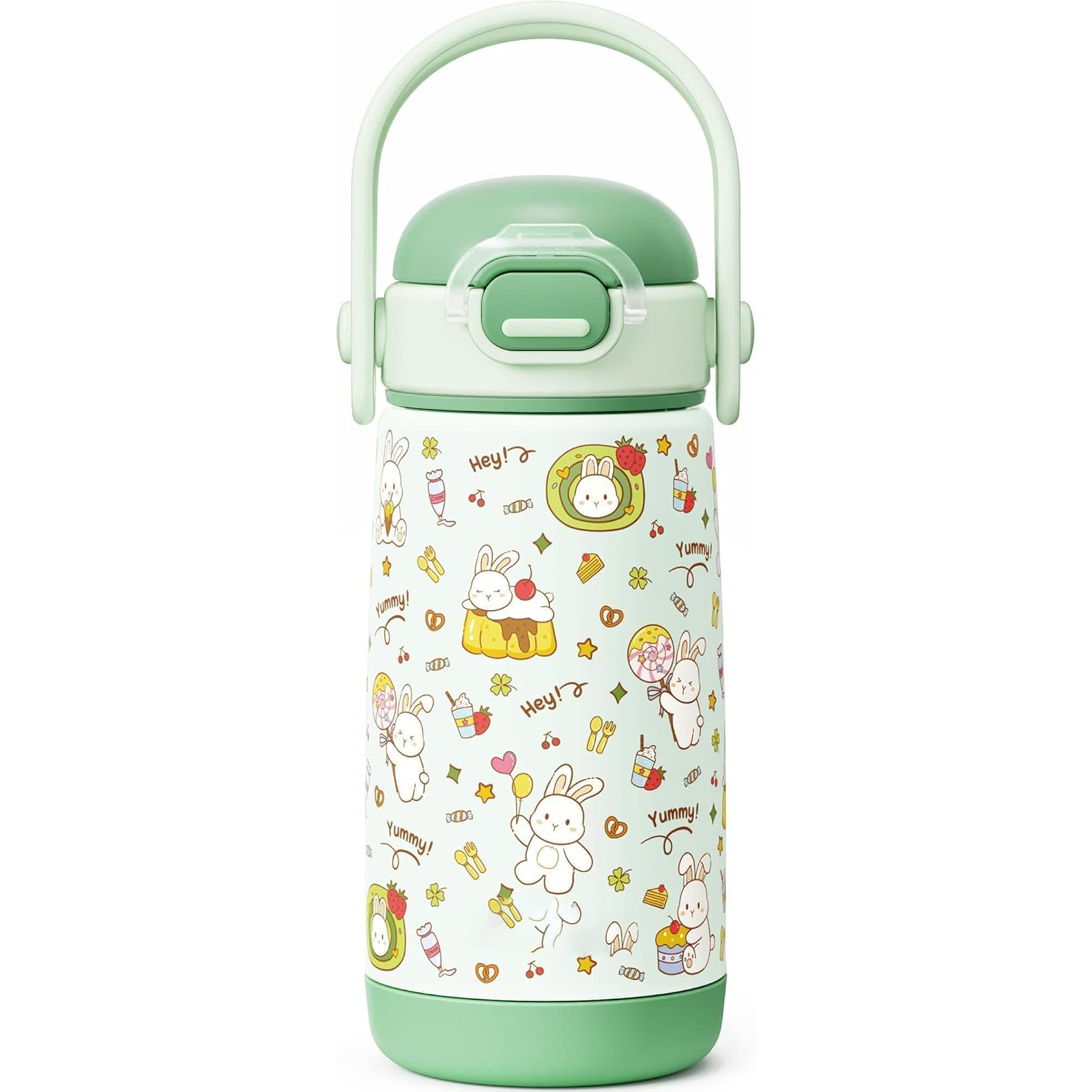 Kids Insulated Straw Water Bottle with Handle 9