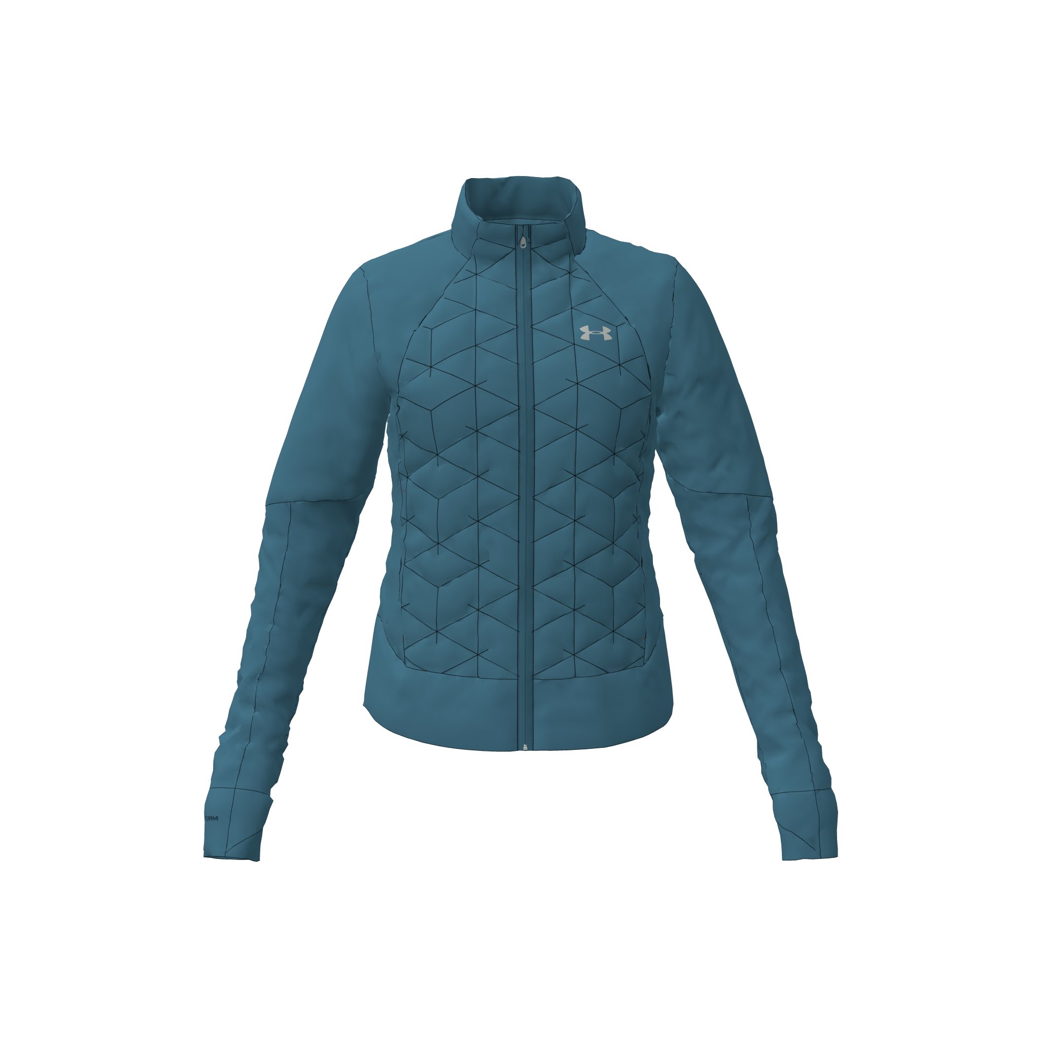 Women's UA Storm ColdGear Reactor Run Hybrid Jacket 4