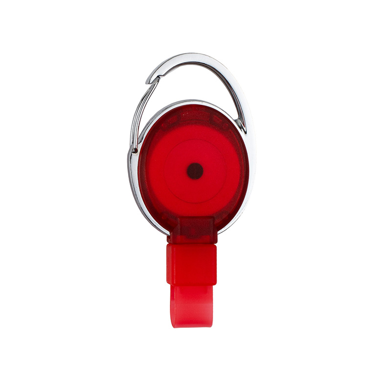 PVC FREE RECYCLED PLASTIC CARABINER BADGE REEL W/METAL CLIP (Patent US 11,974,638 B1) 12