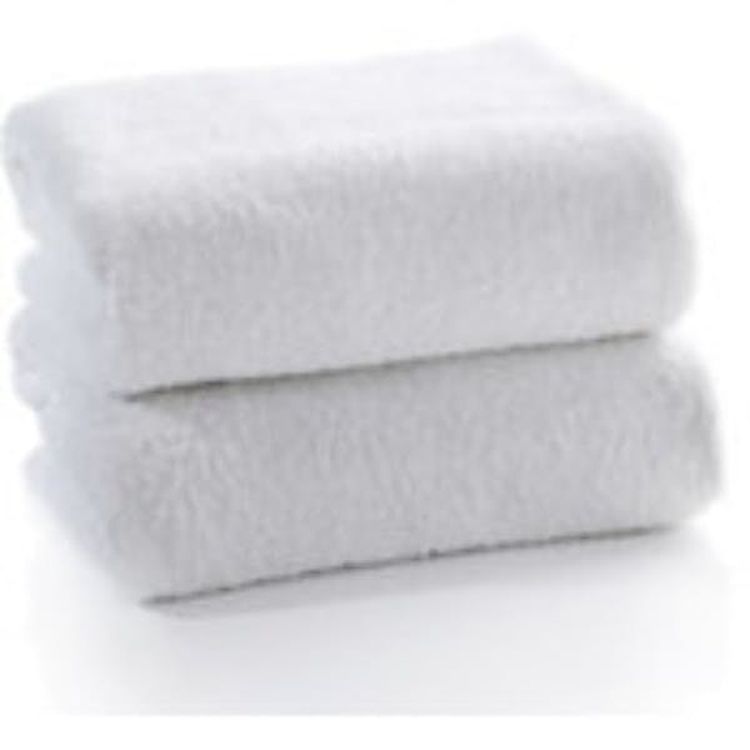 100% Cotton Bath Towels - White 24"x 50" 2