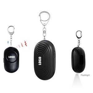 Oval Shaped Safety Alarm With Flashlight 120DB Panic Sound 6