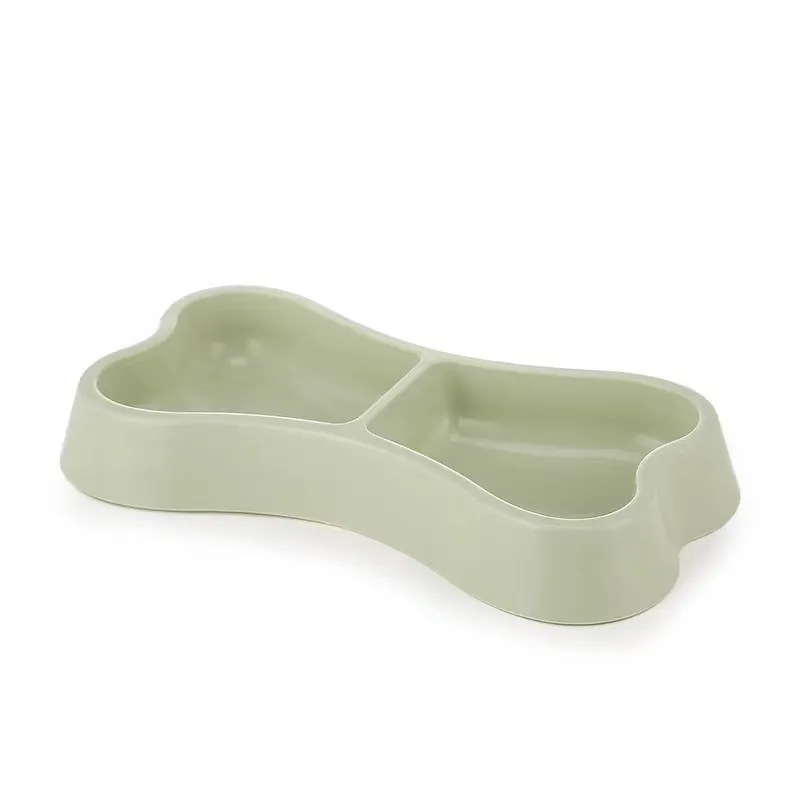 Macaron-colored Bone-shaped Pet Bowl 4