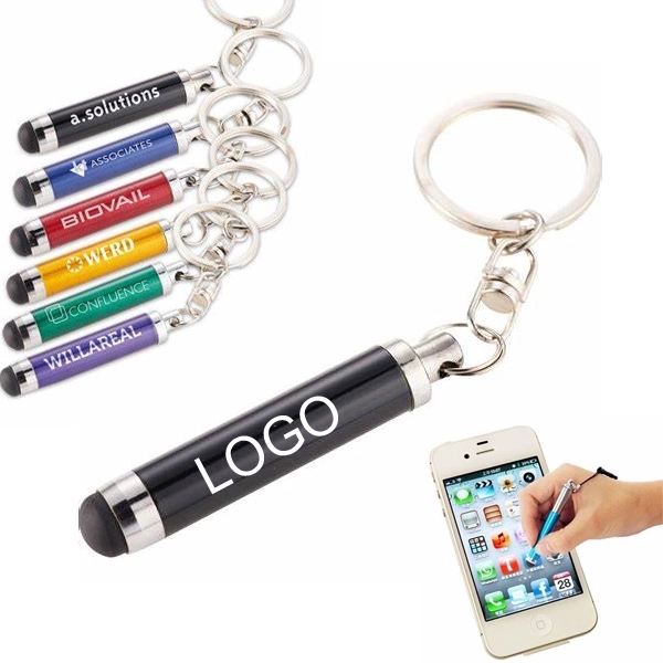 Mini Retractable Universal Keychain Stylus for Smartphones 2