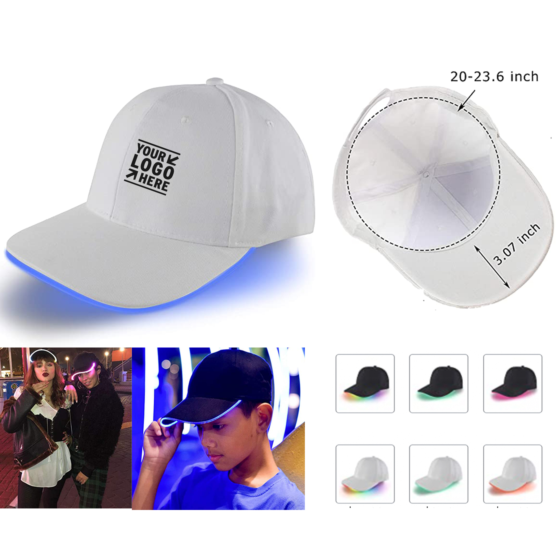 LED Light up Hat 2