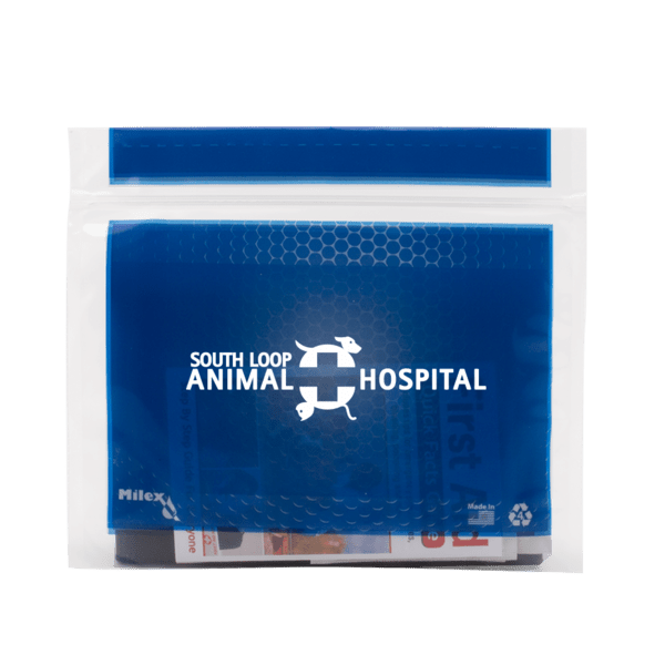 Pet Safety & First Aid Kit in a Resealable Plastic Bag 10