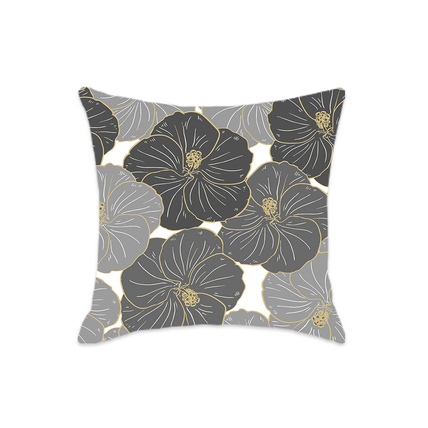 Car Home Comfortable Soft Floral Series Pillow Cover 5