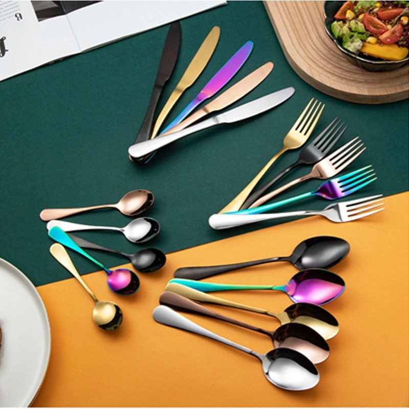 Stainless Steel Knives Forks Spoon Set With Gift Box 4