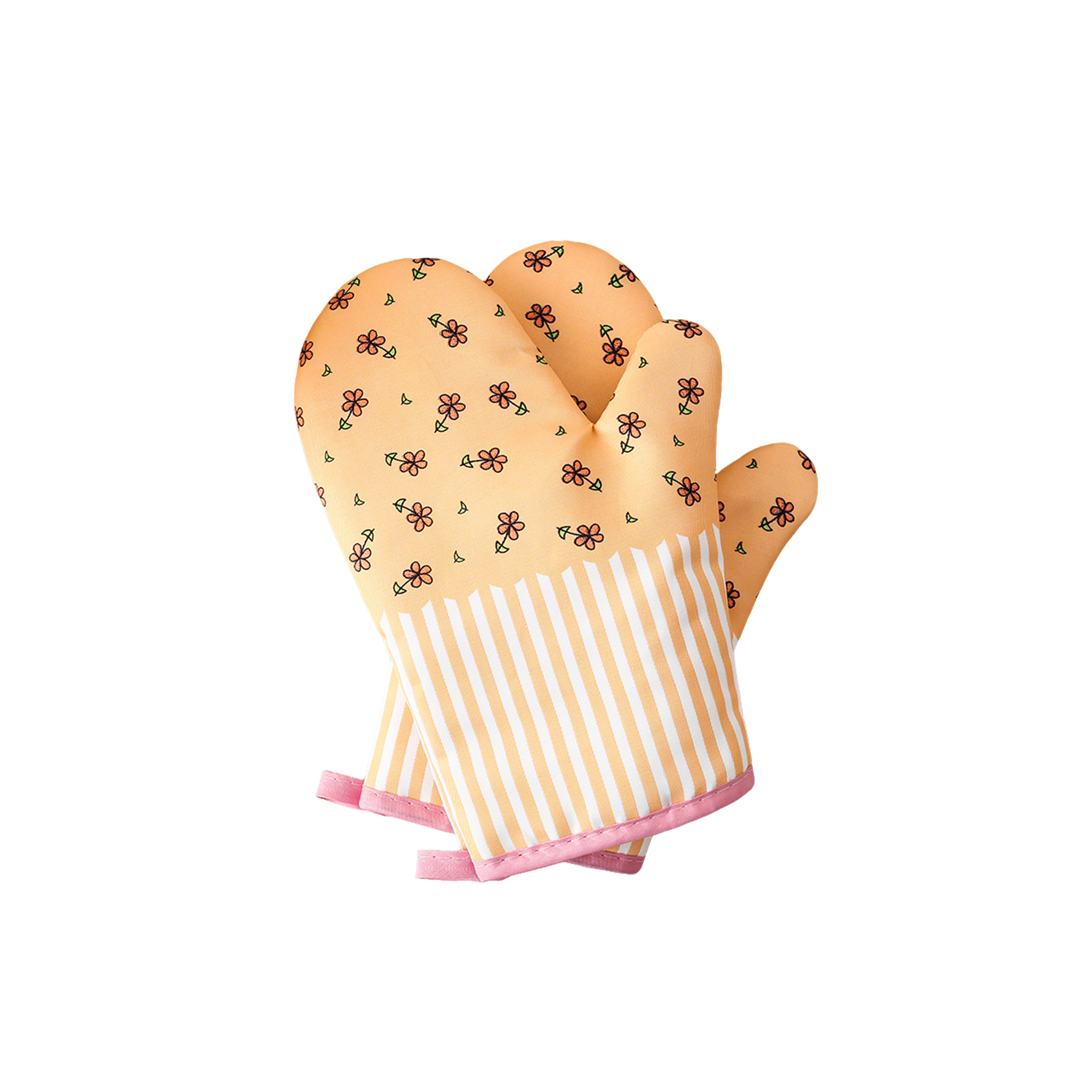 Full Color Kitchen Oven Mitt With Cotton Liner 5