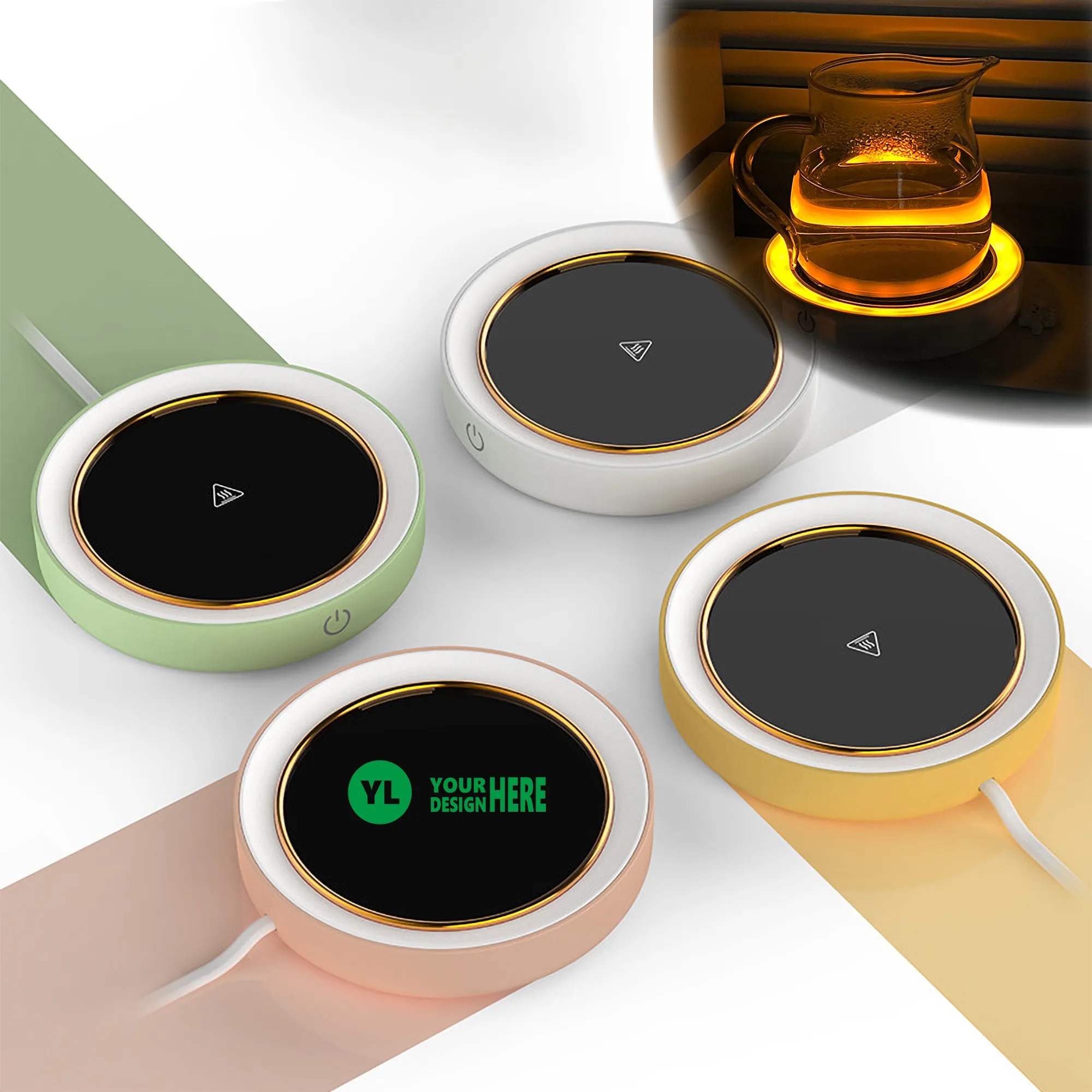 Mug Warmer Coffee Cup Night Light Safe Energy-Efficient 2