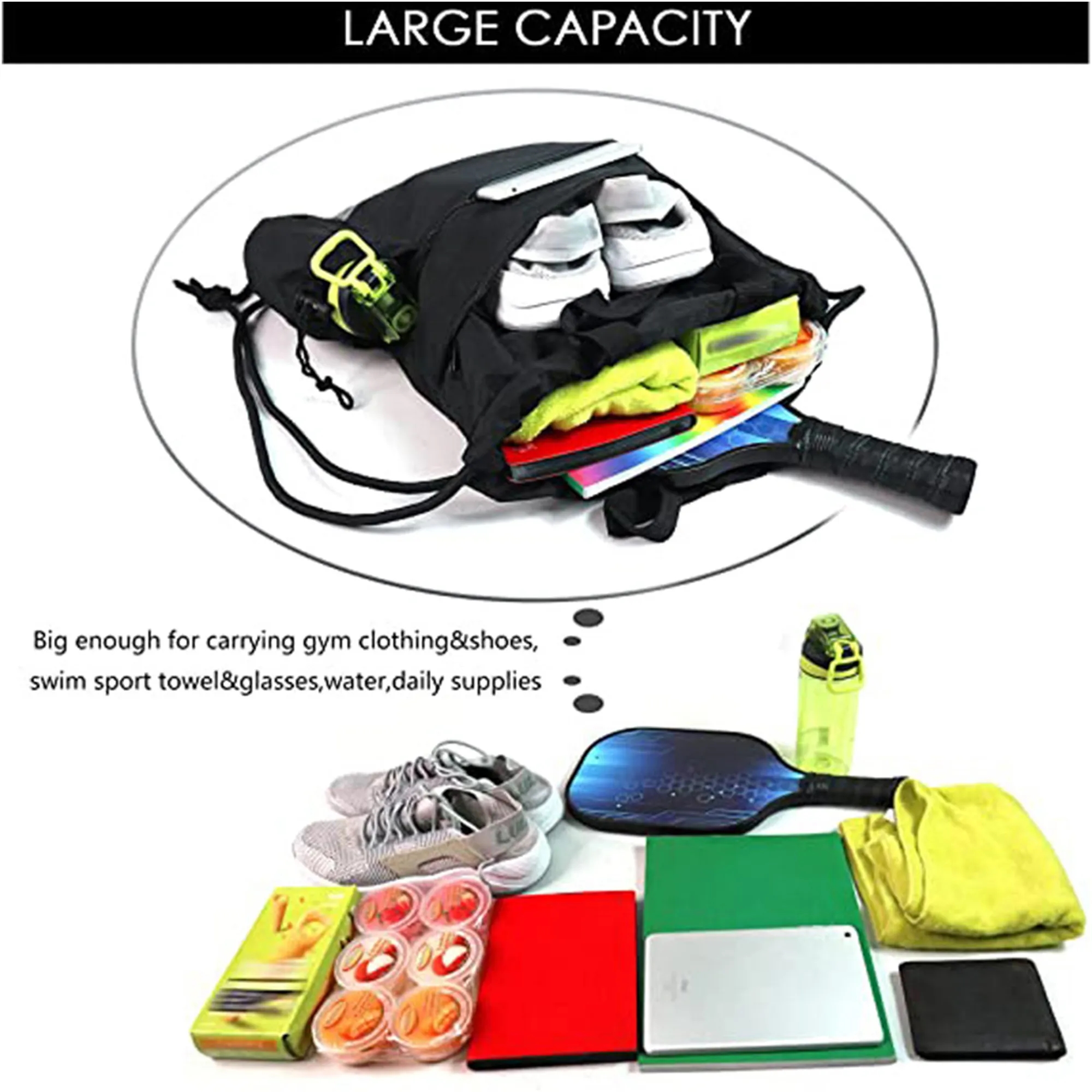 Sports Drawstring Backpack 2