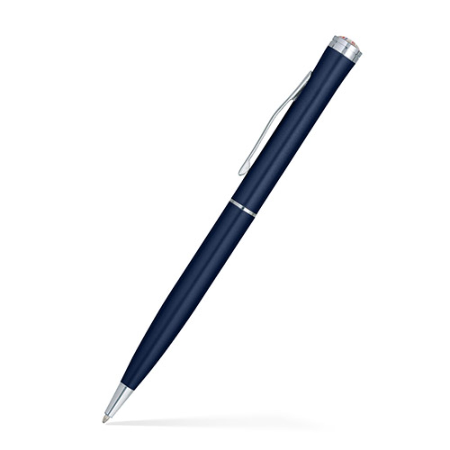 Aluminum Ballpoint Twist Metal Pen w/ Epoxy Dome Accent 14