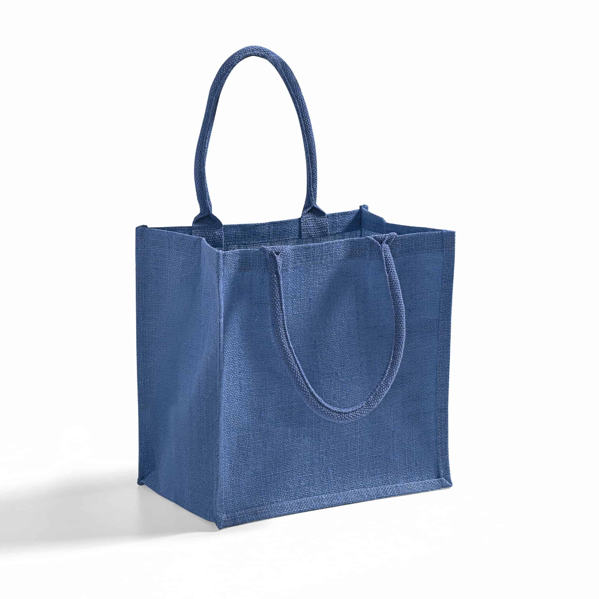 Square Jute Tote Bag, custom tote bag with logo imprint 24