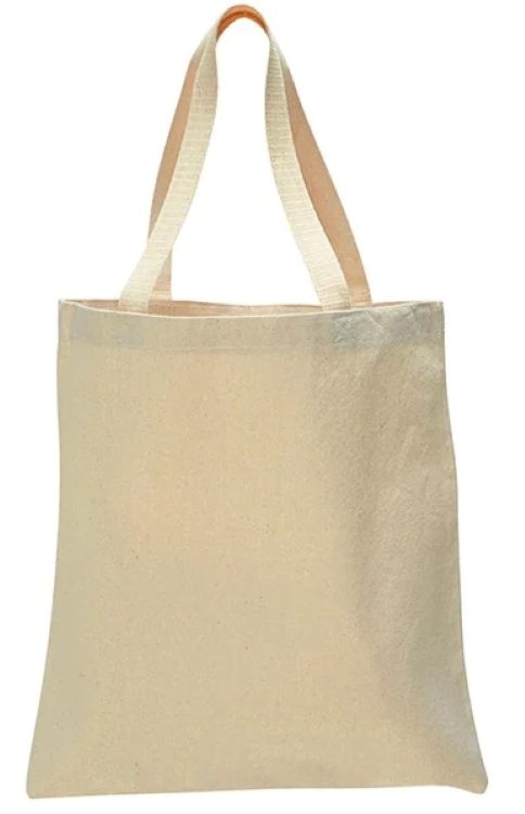 Promotional Canvas Convention Tote, custom tote bag with logo imprint 3