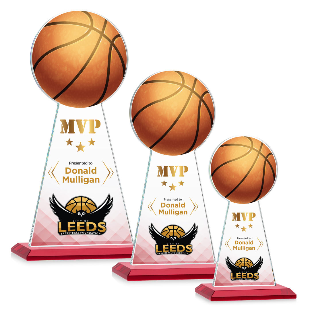 Edenwood Basketball VividPrint™ Award - Red
