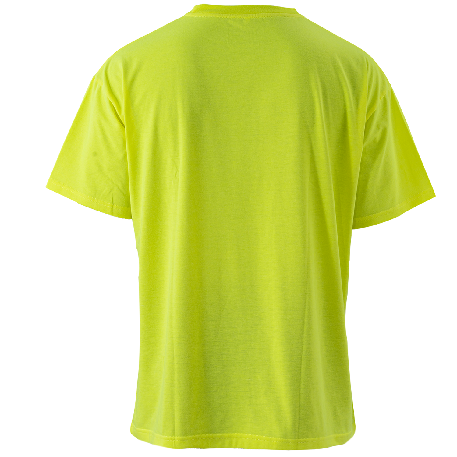 Non-ANSI Hi Viz Poly-Cotton Knitted Safety T-Shirt W/ Pocket 5