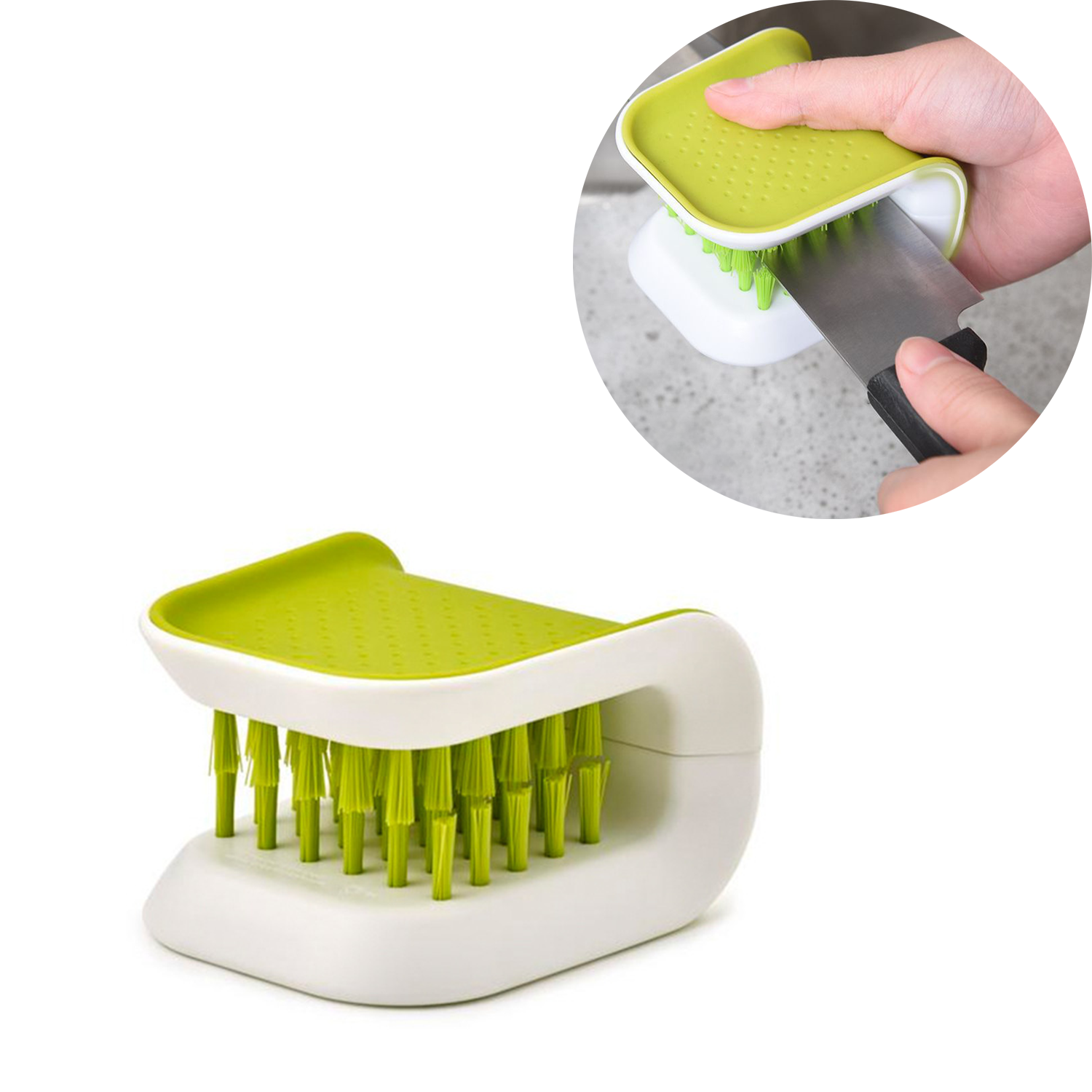Blade Knife Cleaner Kitchen Washing Brush Scrubber 7