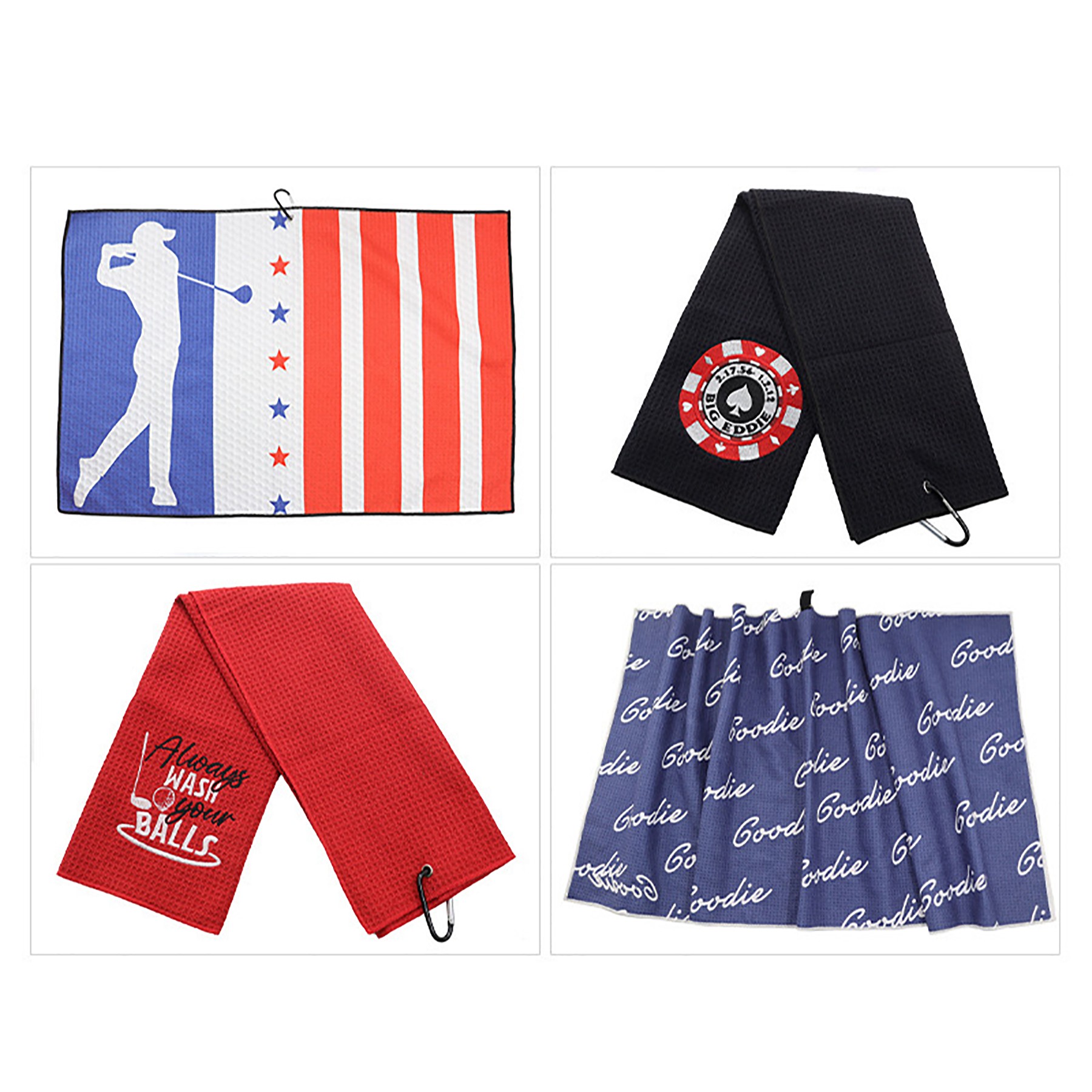 Golf Microfiber Waffle Sports Towel 9