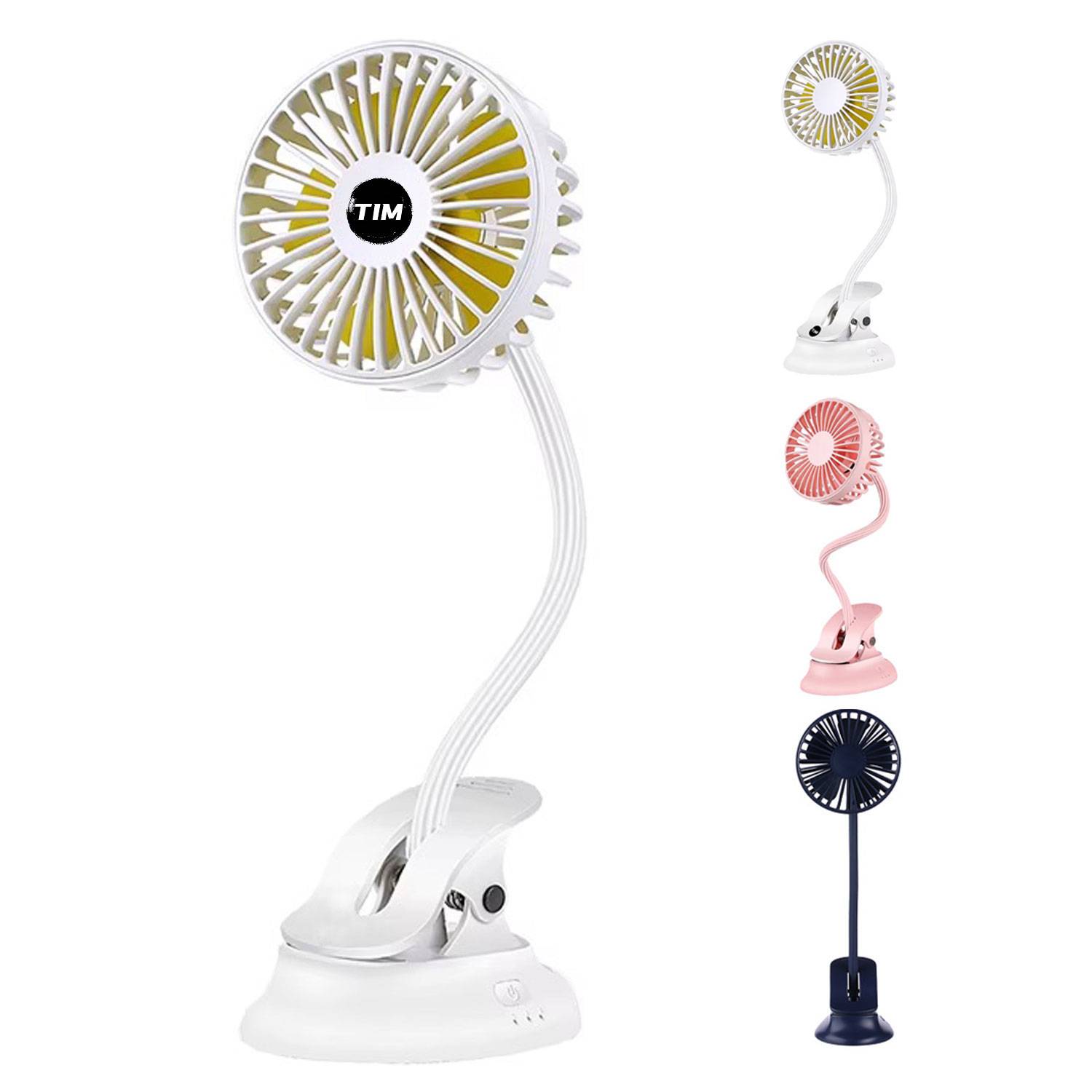 Portable USB Air Conditioner Hand Held Mini Fan W/ Clip 2