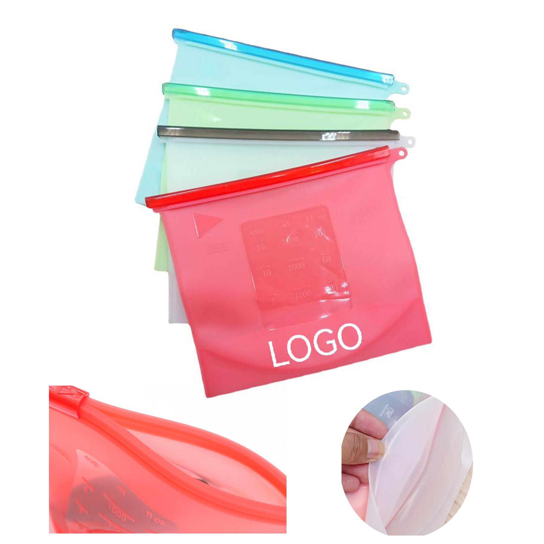 Reusable Silicone Food Bags 2