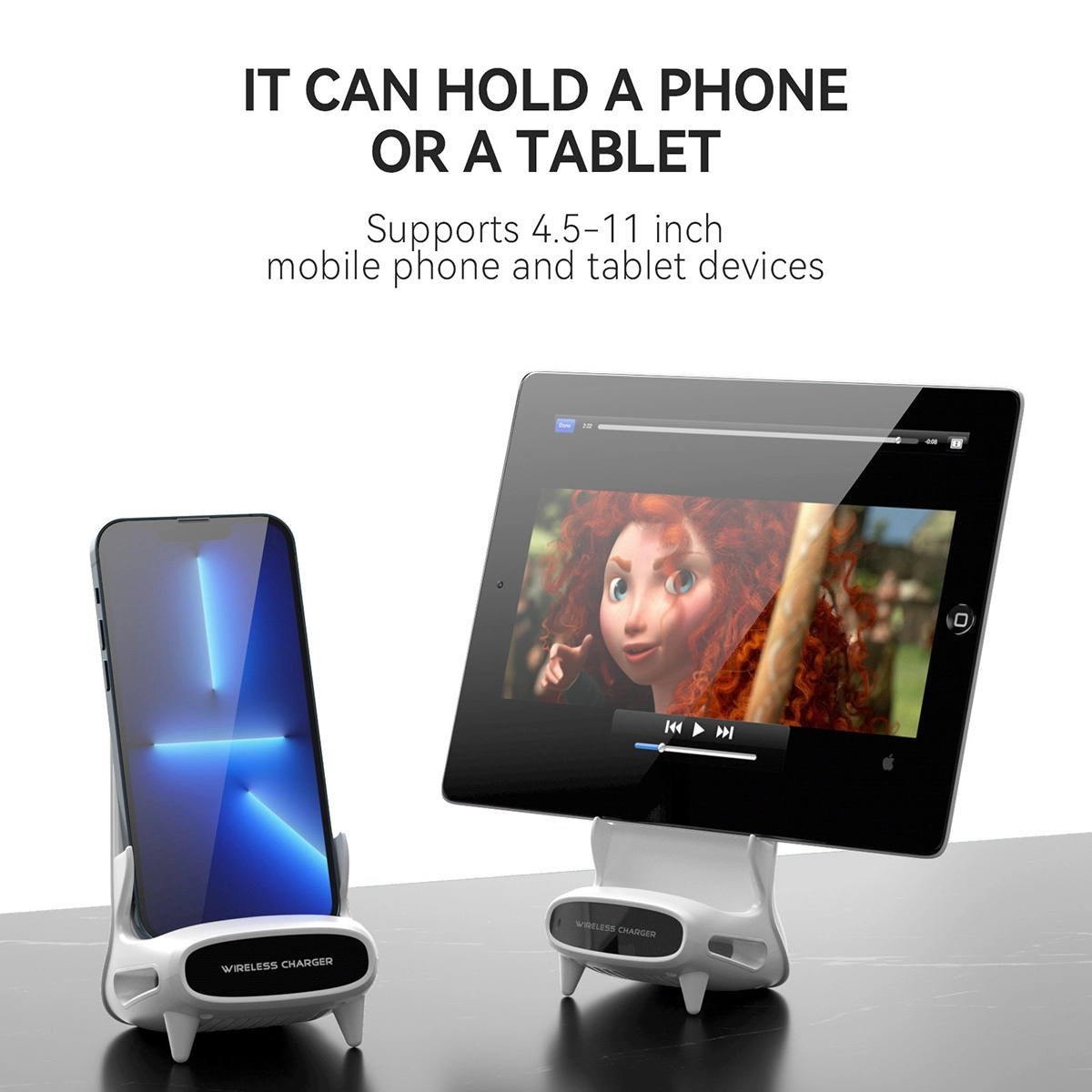 Wireless Charger Phone Stand 4
