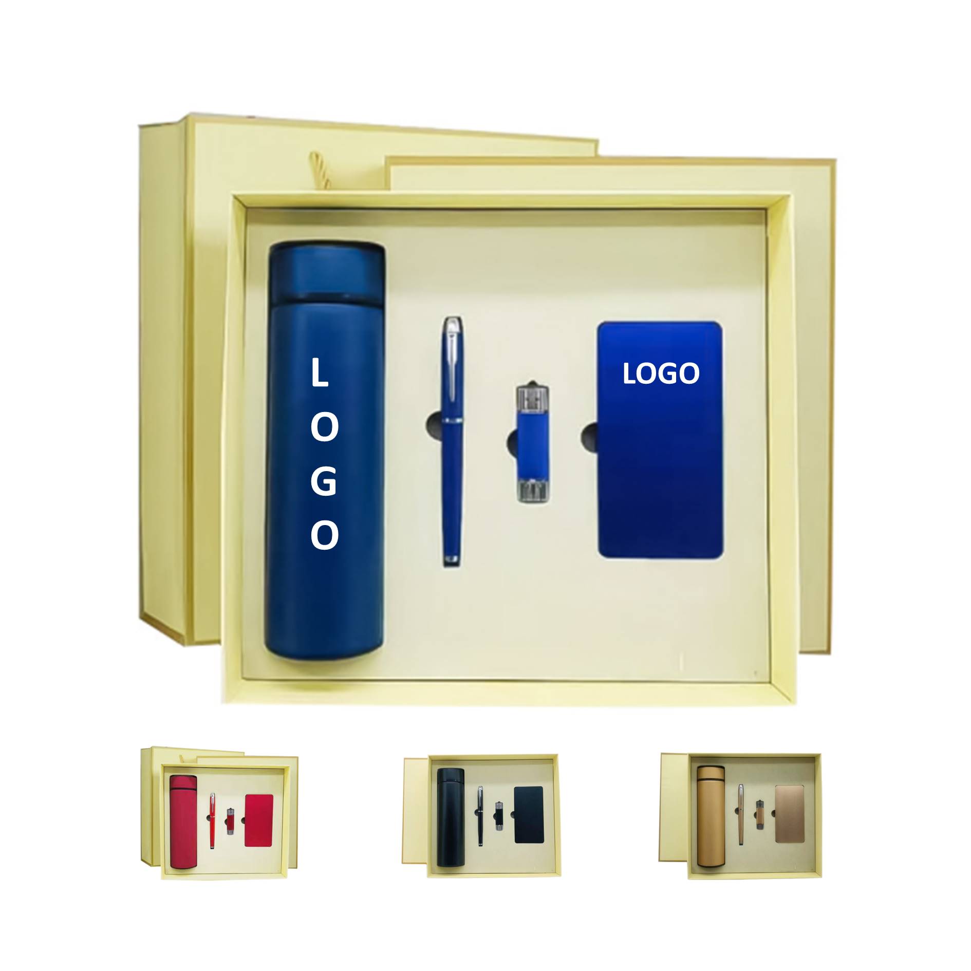 Creative Tumbler Power Bank Pen Gift Box 2