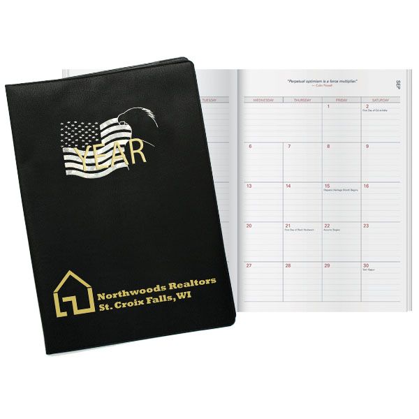 RIDGEMONT CLASSIC MONTHLY DESK PLANNER 7X10 5