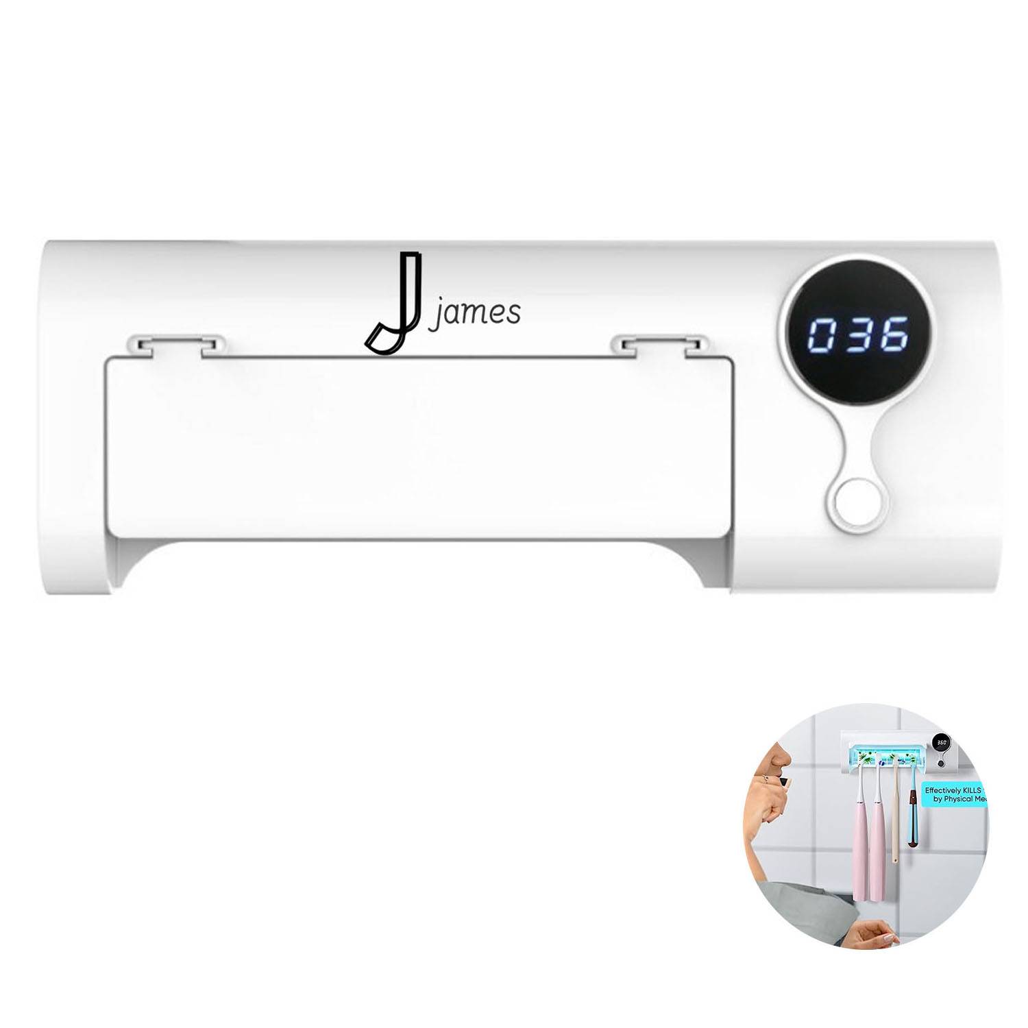 Intelligent Ultraviolet Toothbrush Sterilizer