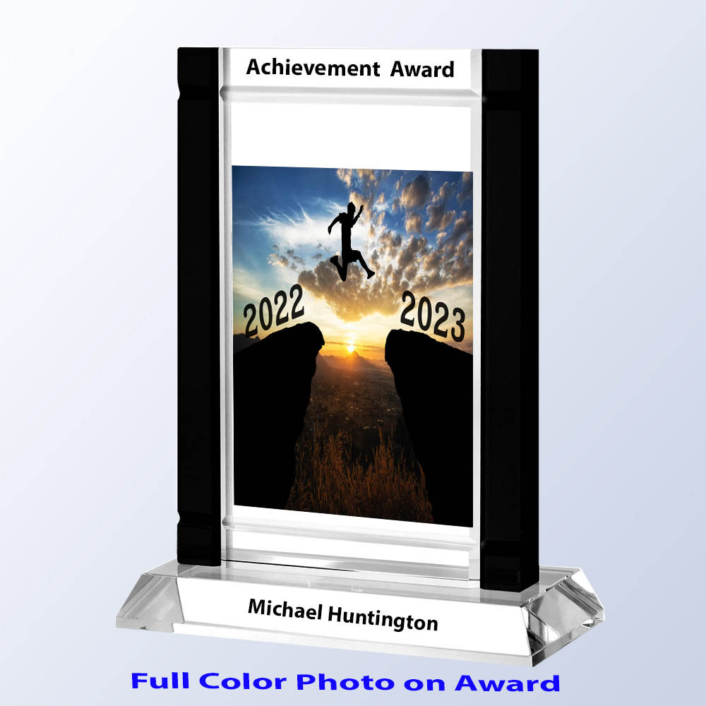 Black Deco Optical Crystal Award. 4
