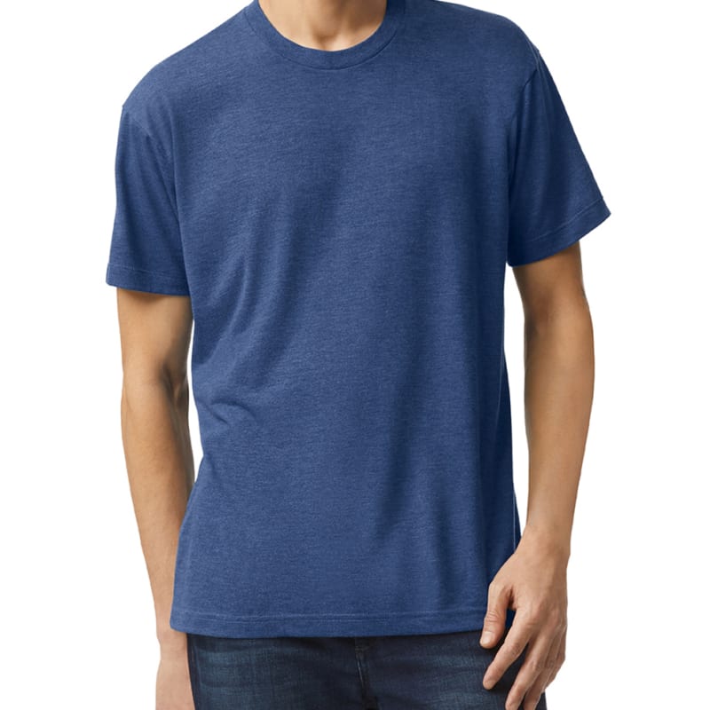 American Apparel Unisex Triblend Short-Sleeve Track T-Shirt 6
