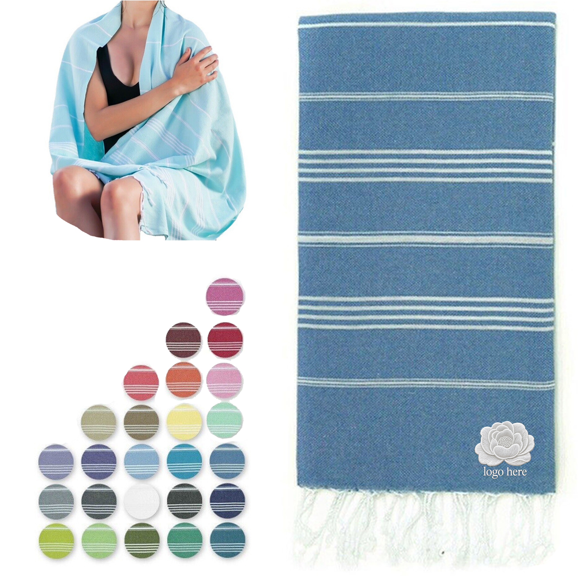 Custom Jacquard Beach Towel 21