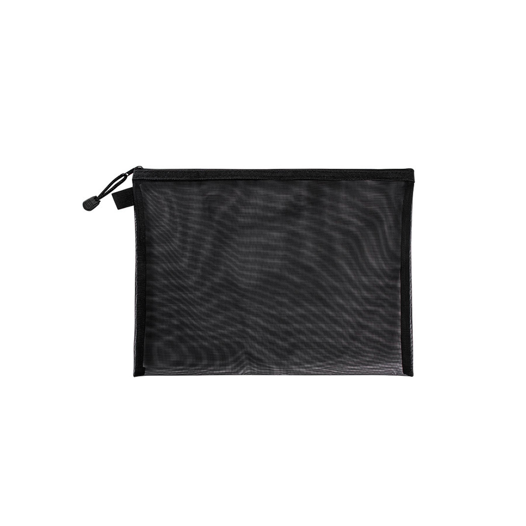 A4 Large Capacity Double Zip File Bag, custom messenger bag with logo imprint 4