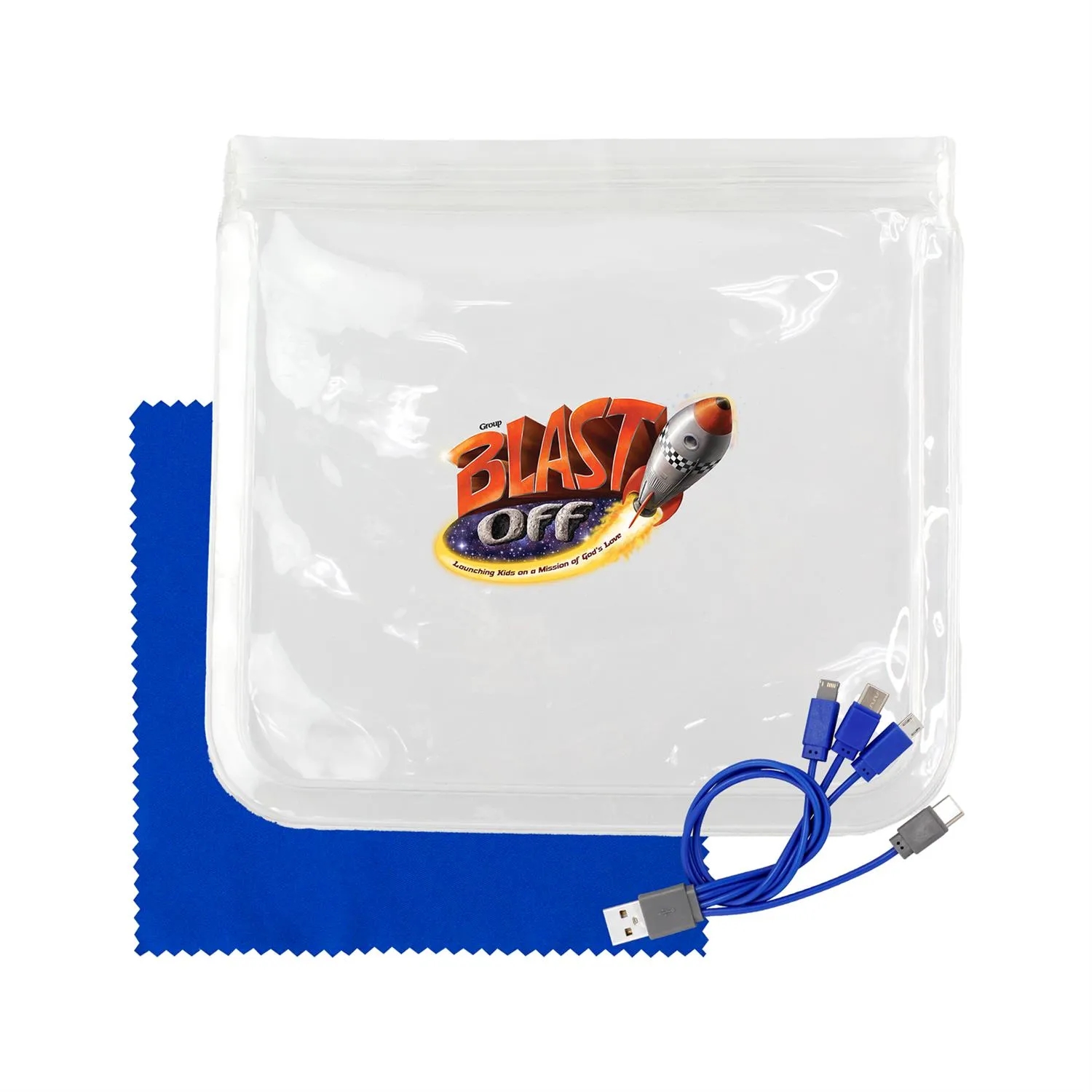 Clear Cable & Cloth Set 3