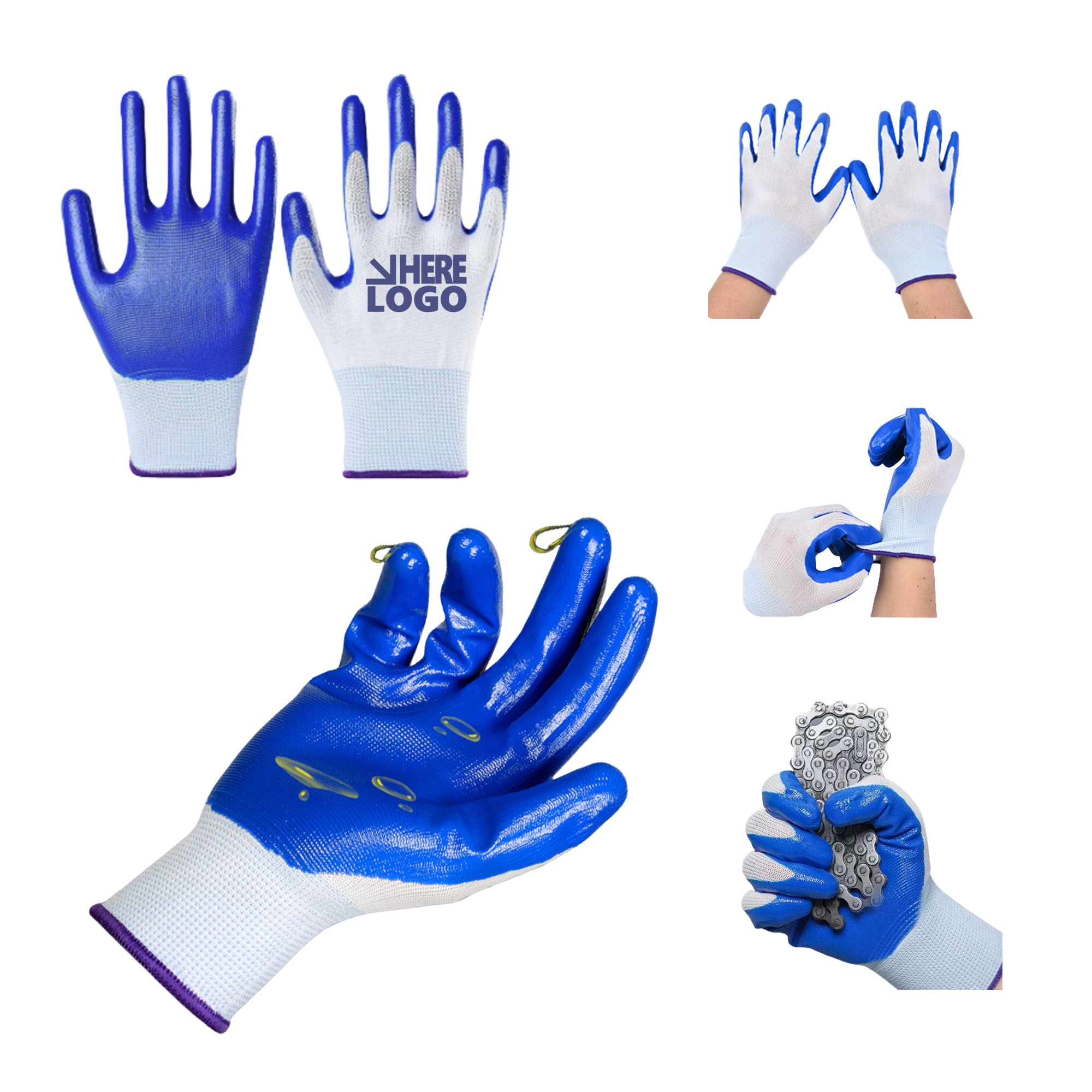 Nitrile Coated Safety Work Gloves 2