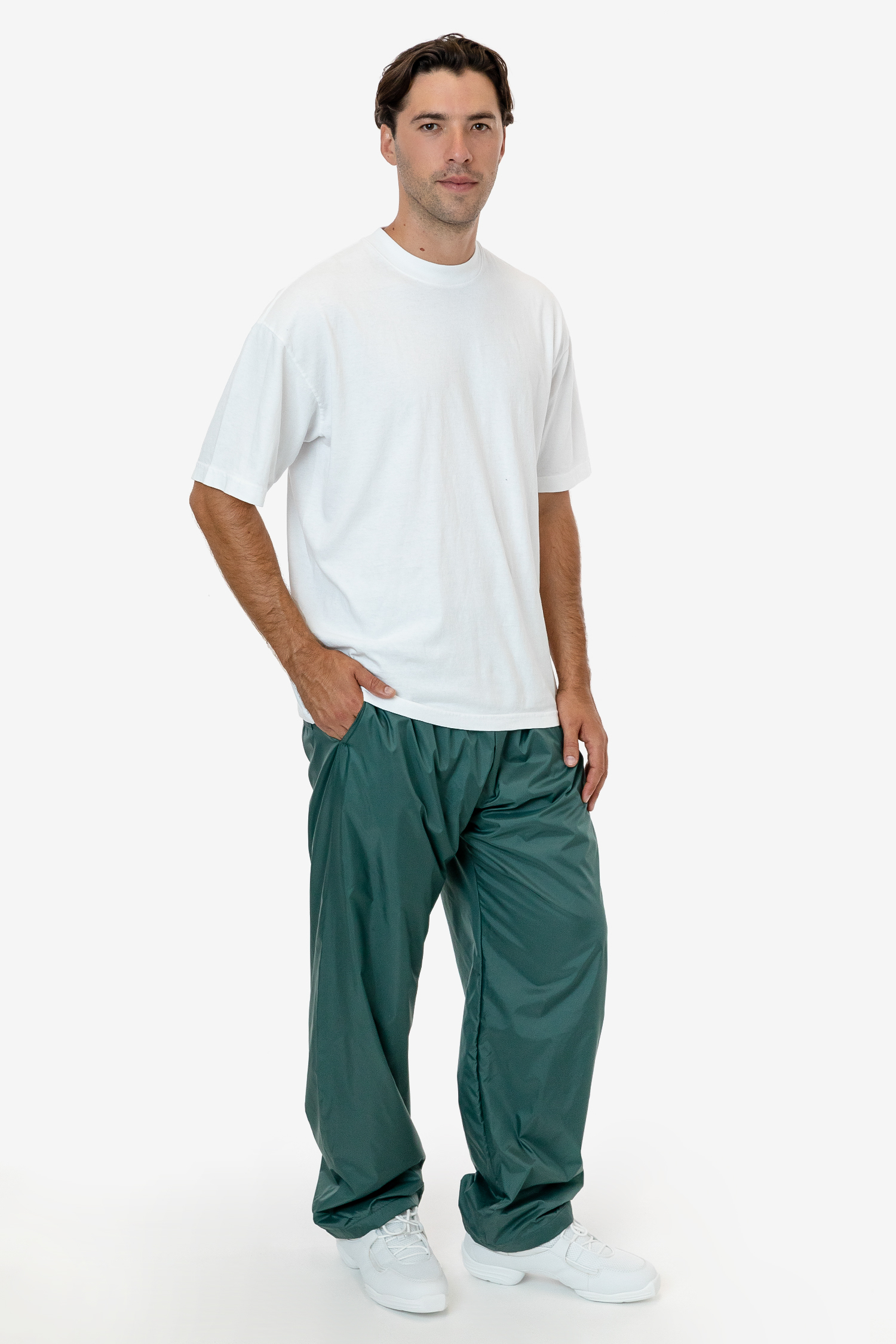 NYLON TAFFETA LINED TRACK PANTS 3