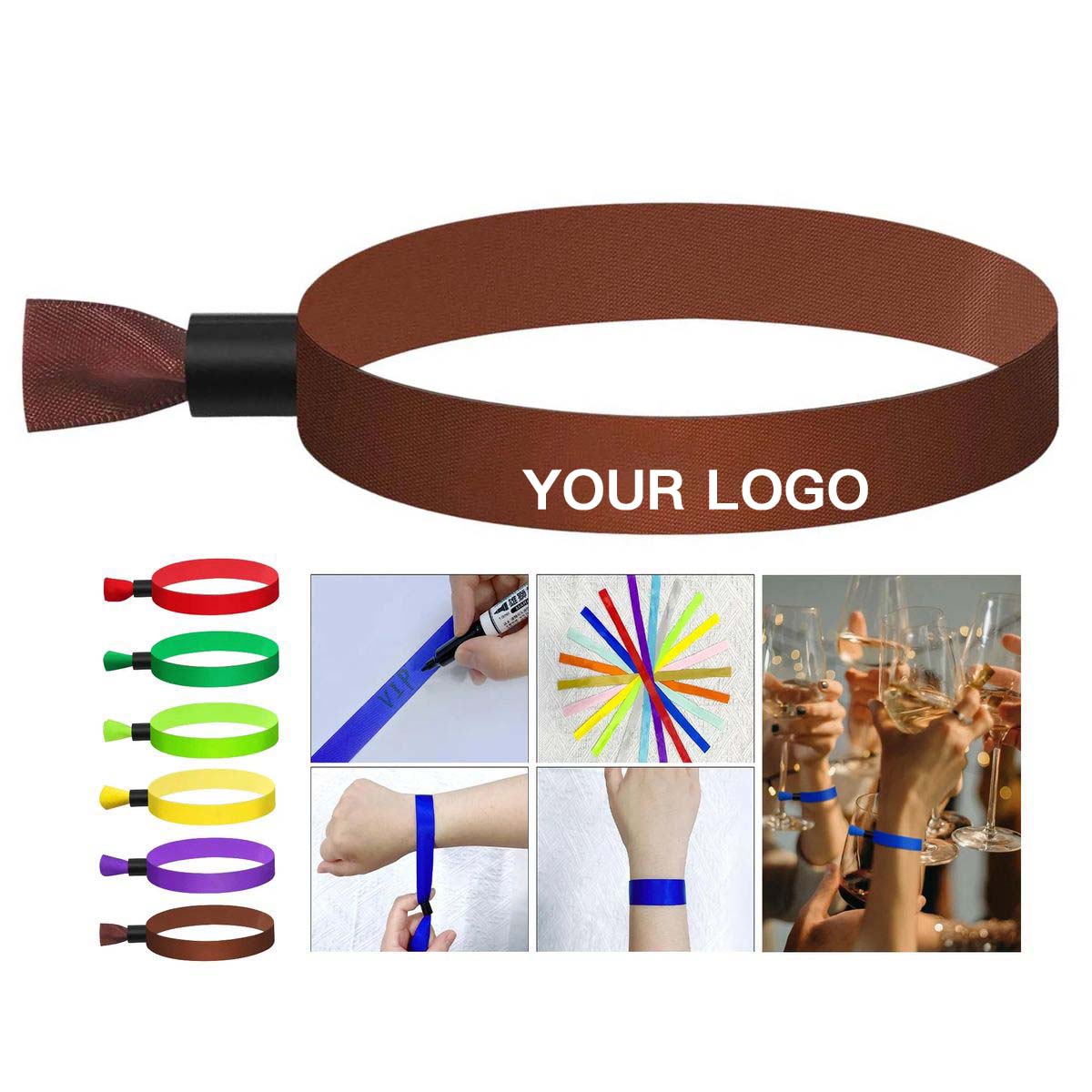 Polyester Identification Wristband for Attendees 3