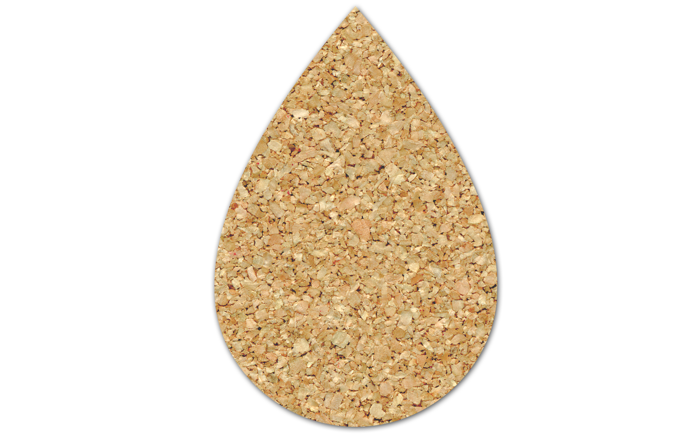 Flame/Water Cork Coaster 6FM 2