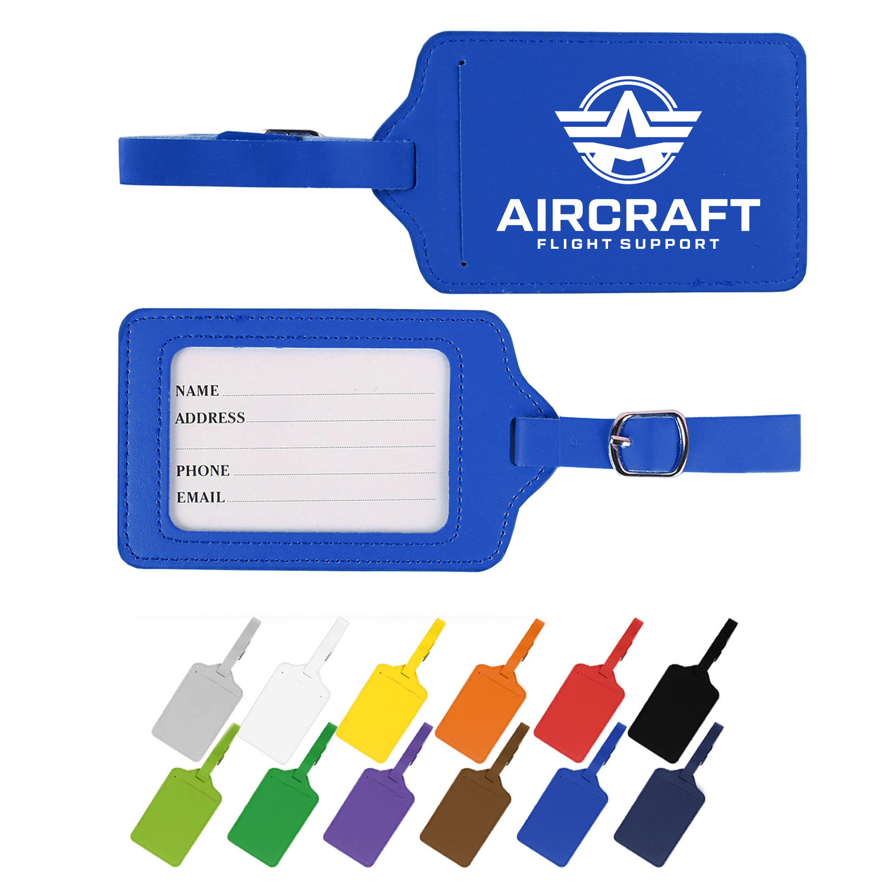 PU Leather Luggage Tag 1