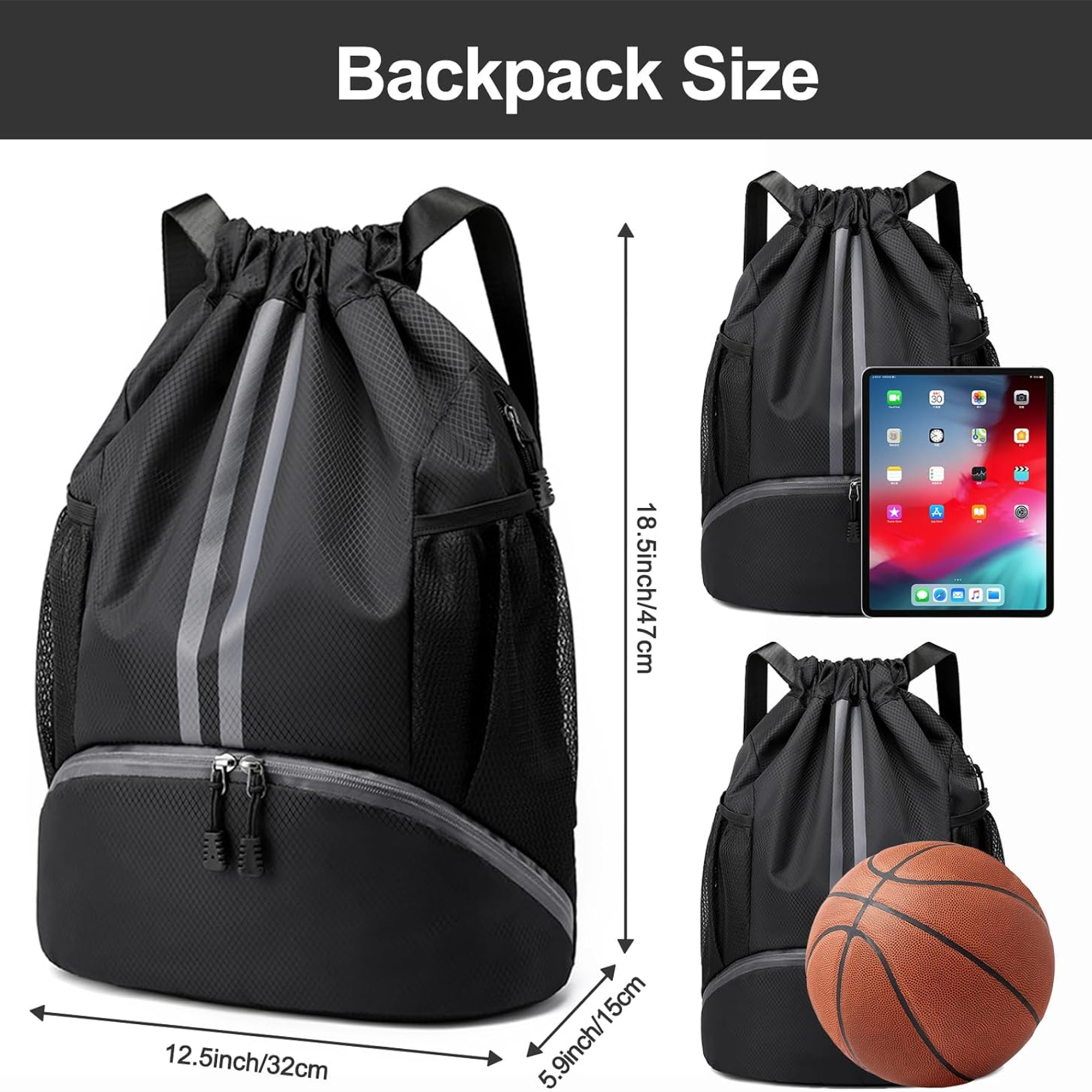 Sports Drawstring Backpack 4