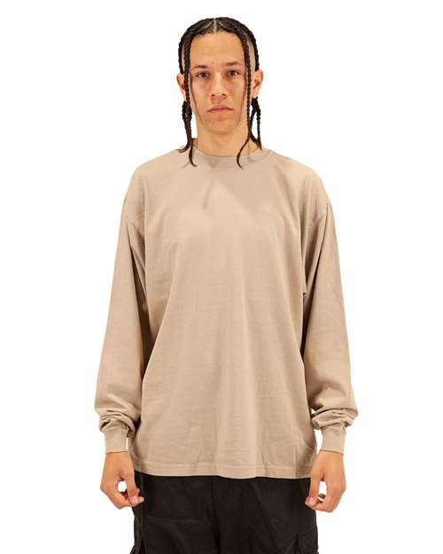 Unisex Max Heavyweight Garment-Dyed Long Sleeve T-Shirt - SHGDLS 3