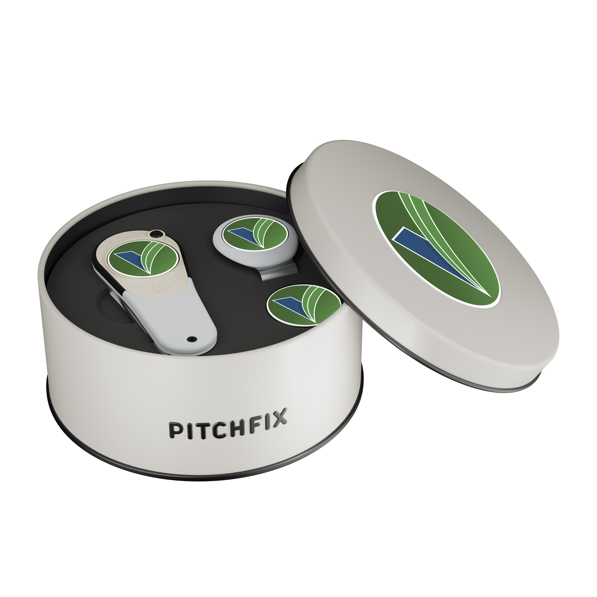 Pitchfix Icon Golf Divot Tool Deluxe Gift Set w/ Hat Clip 7