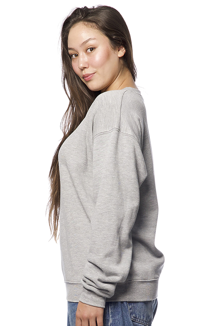 Unisex Fashion Fleece Oversize Crew Sweatshirt, custom hoodie or sweatshirt with logo imprint 2