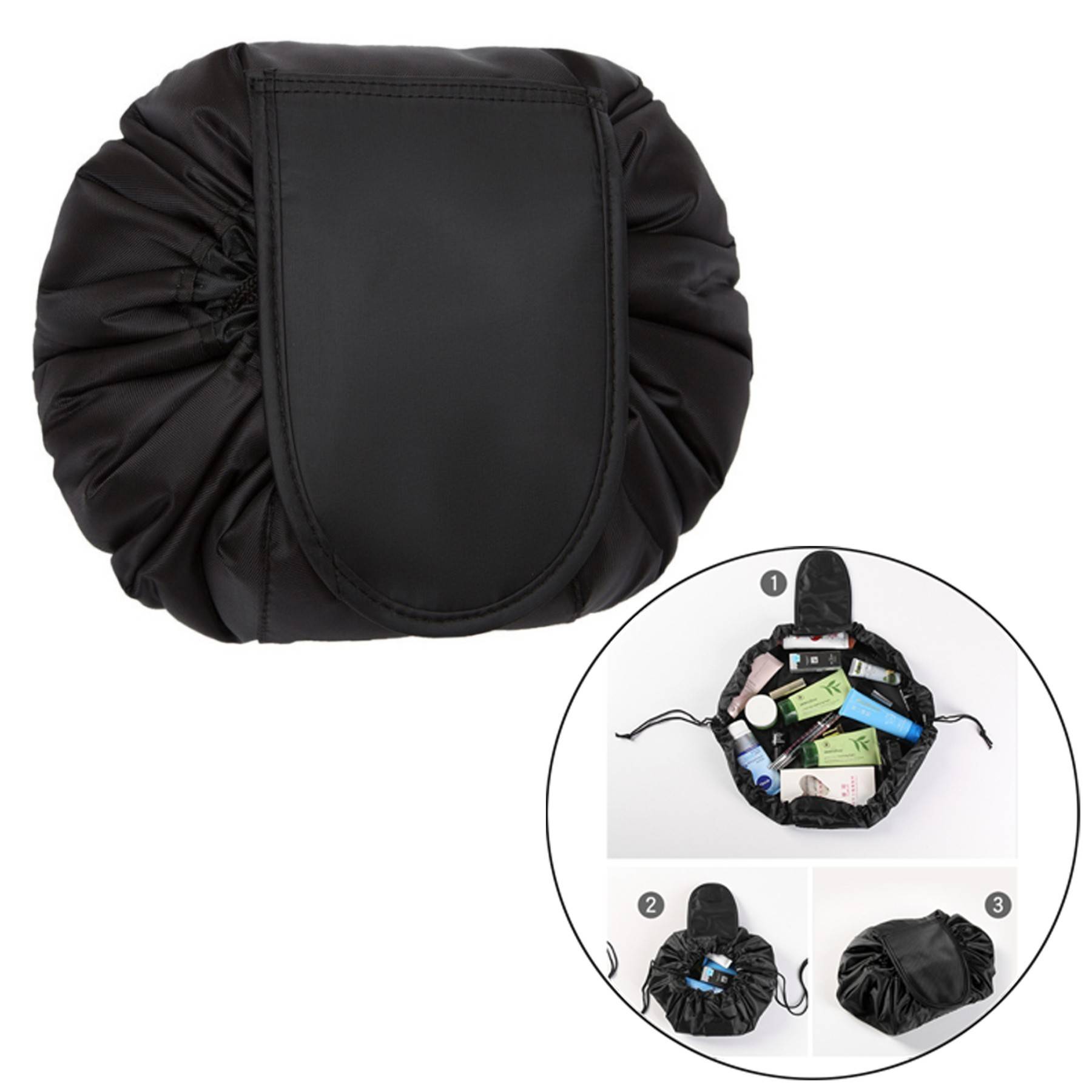 Portable Travel Drawstring Cosmetic Bag 3