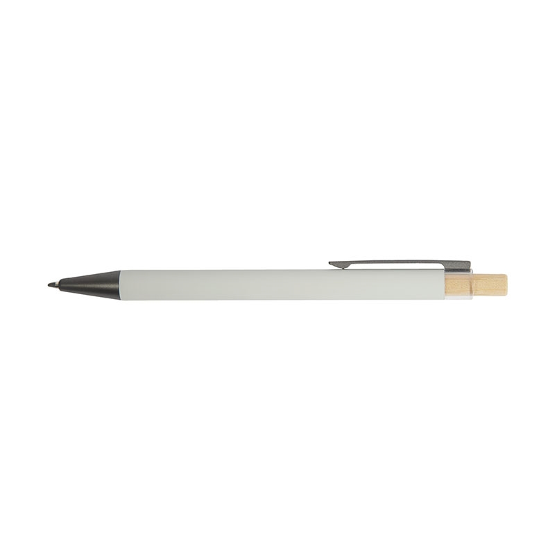 Arundi Recycled Aluminum Pen With Bamboo Plunger 49