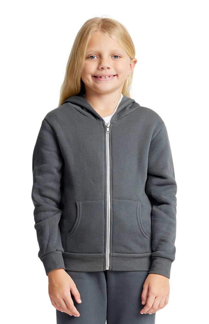 Youth Fashion Fleece Zip Hoodie 2