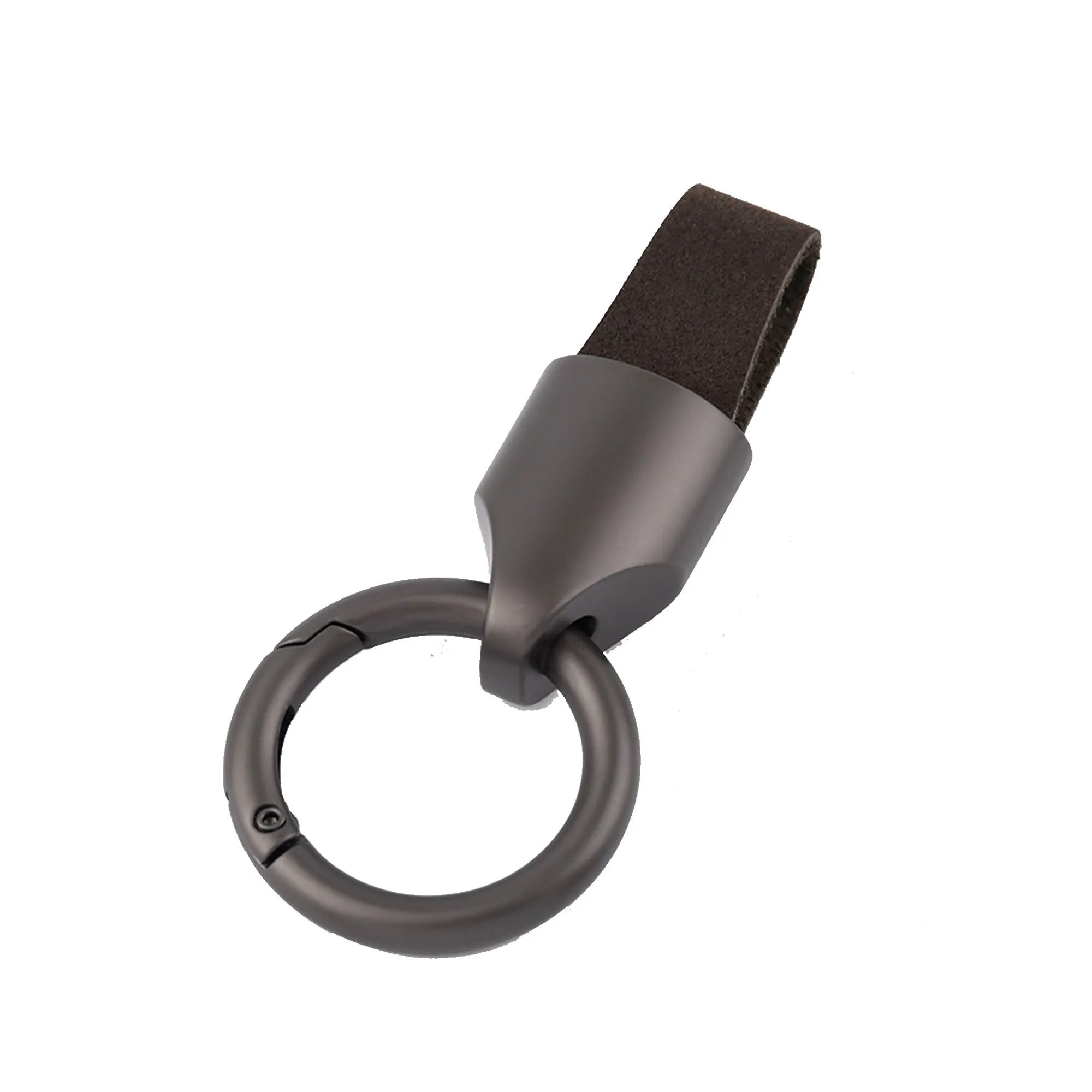Genuine Leather Keychain for Car Home Key Ring 15