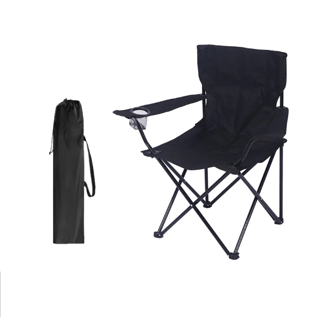 Outdoor Folding Camping Captains Chair With Carrying Bag 5