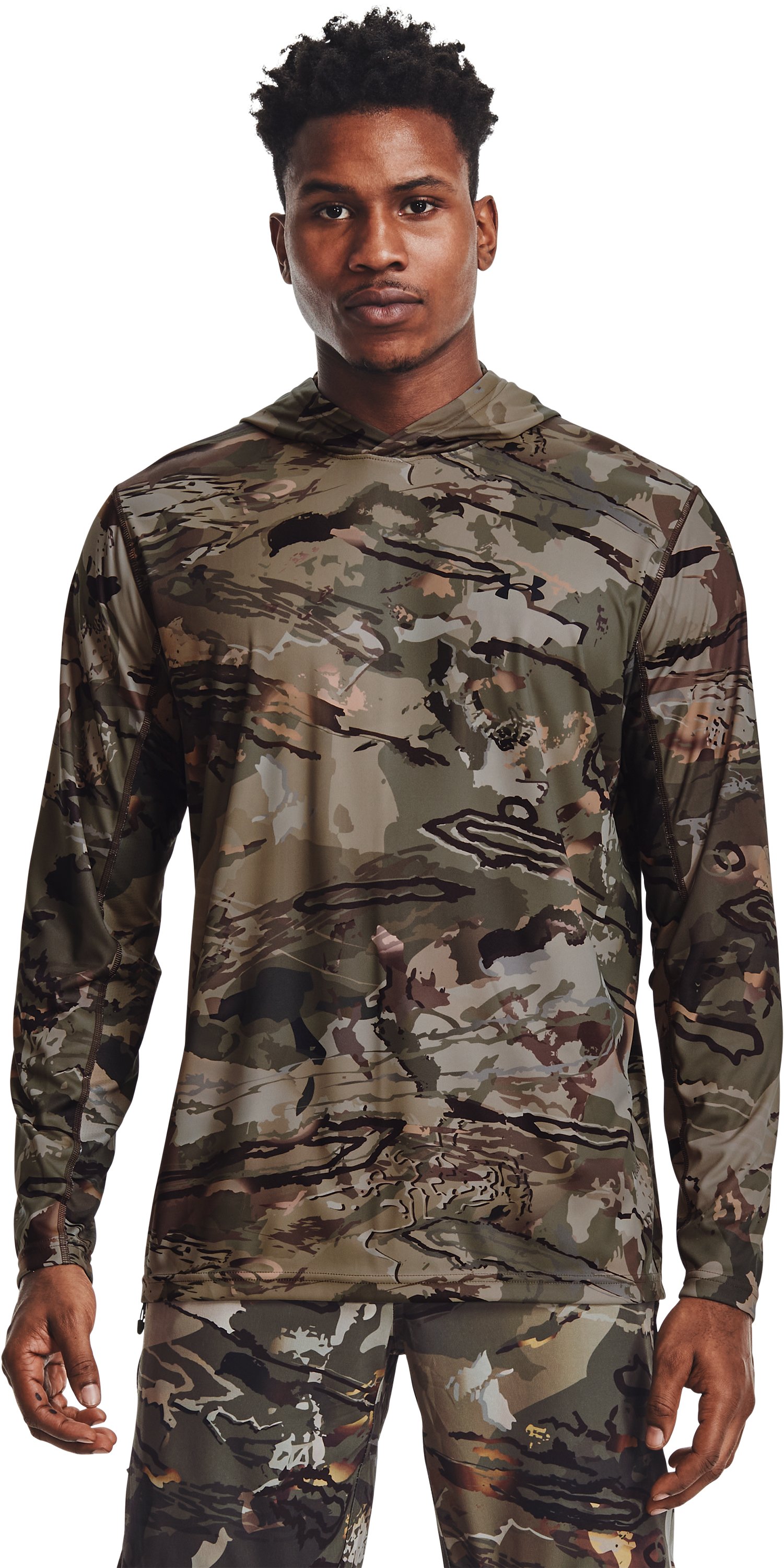 Men's UA Iso-Chill Brush Line Hoodie, custom hoodie or sweatshirt with logo imprint 3