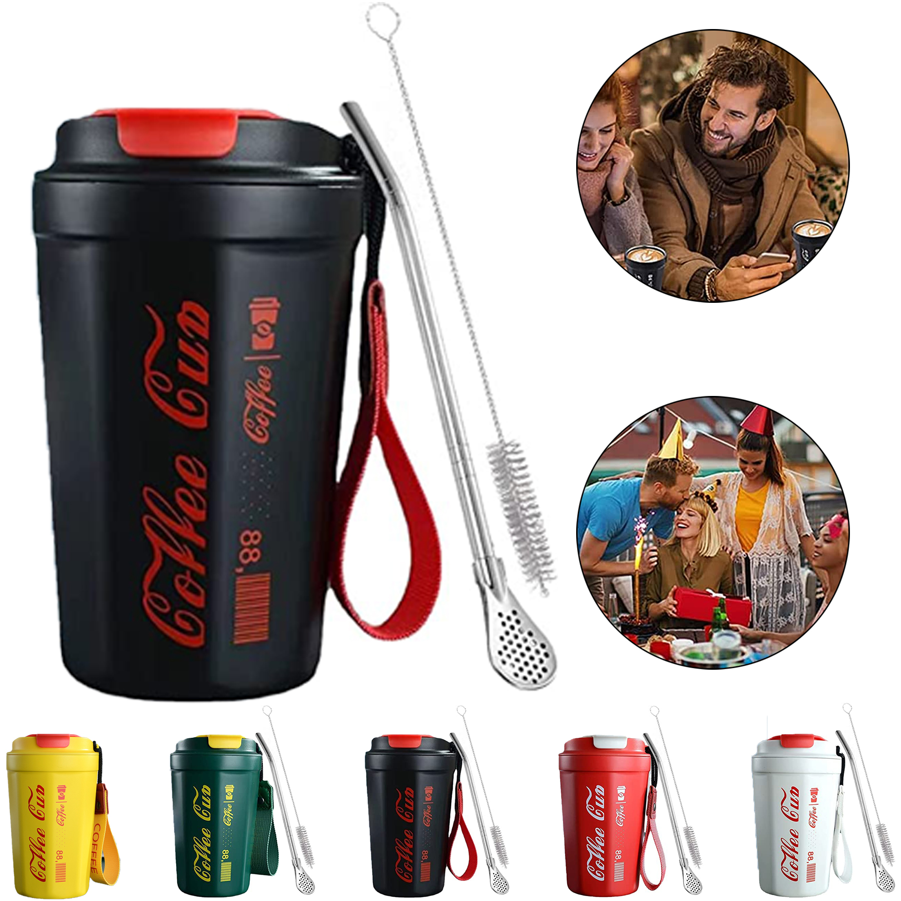 13oz Travel Coffee Mugs 1