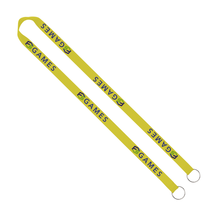 5/8" Sublimated Dual-Sided Lanyard with Double Clips 2