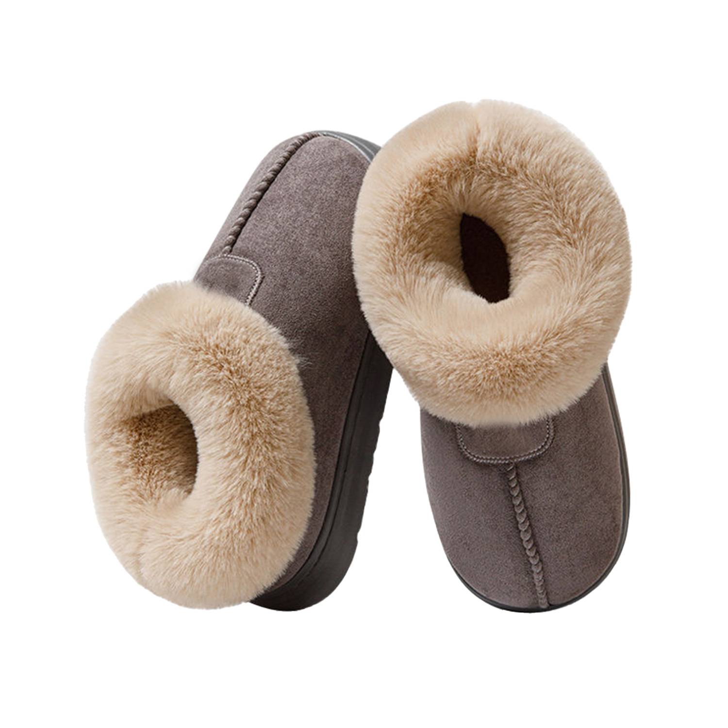 Winter Women Anti Slip Plush Fleece Slipper 16